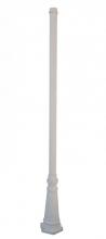 Trans Globe 4099 WH - CAST ALUMINUM POLE ONLY